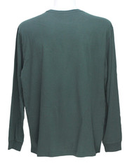 Cremieux Men’s Dark Green Long Sleeve Crew Neck Shirt Size XL