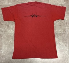 Vintage Black Aces Army Fighter Jet Shirt Size L