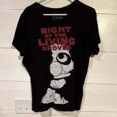 Mighty Fine Unisex XXL Black Night of the Living Grover Tee Sesame ST Halloween