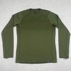 Patagonia Capilene Thermal Weight Shirt Men’s S Green Base Layer Long Sleeve