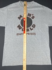 2007 Supreme RIP James Brown Man’s World Enterprises T-Shirt Gray Large Tee 07 L