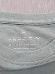 New Free Fly Lazy Tides Pocket Tee Mens Size Medium TShirt Green