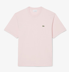 *NEW* Men’s Lacoste Cotton Crew Neck T-shirt LIGHT PINK (TH7318 ADY) 👍
