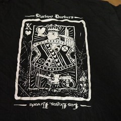 Bluebird Barbers Short Sleeve Shirt Black King Card on NextLevel NL Men’s M