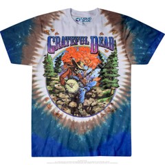 GRATEFUL DEAD-BANJO-SYF-2 SIDED TIE DYE T-SHIRT S-M-L-XL-XXL Garcia,Lesh,Wier
