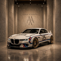 THE GT – BMW 3.0 CSL Homage (2025) – Analog Automotive Heavyweight Tee