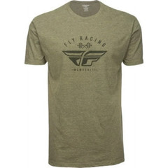 Fly Racing Patriarch Tee T-Shirt in Sage Cyan Red and Black Size Small and Large