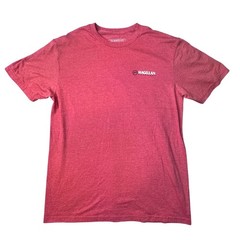 Magellan Outdoors T-Shirt Men M Red Live To Explore Paddle Graphic Heathered Tee