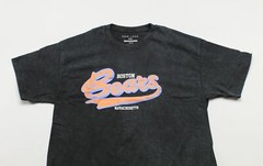 New Look Men’s Boston Bear’s Short Sleeve Crewneck Tee Shirt EJ1 Grey Small NWT