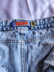 EMPYRE Straight Light Wash Blue Denim Jeans 5-Pocket Button Zip Men’s