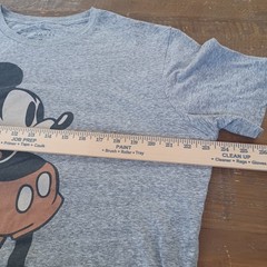 Disney Mickey Mouse Classic Graphic T-Shirt – Men’s Size XL Heather Gray Super