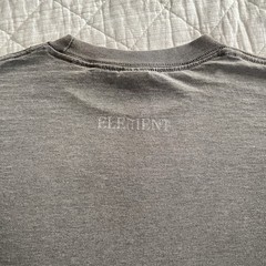 Vintage BAM Margera Element HIM Tshirt Size Small Gray 2000s Skate Faded Worn