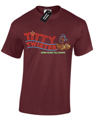 Titty Twister Open Dusk Till Dawn Funny Vampire Retro Unisex T-Shirt