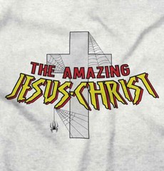 Amazing Jesus Christ Christian Religious Adult Short Sleeve Crewneck Tee