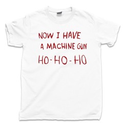 Die Hard T Shirt Yippee Ki Yay Alan Rickman Hans Gruber Nakatomi Plaza Movie Tee