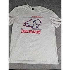 District Utah Tech University Trailblazers St George UT Heather Grey T-Shirt XL