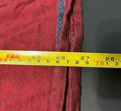 Vans Men’s Size Large 100% Cotton Y2K Striped Maroon Red Summer Tank Shirt