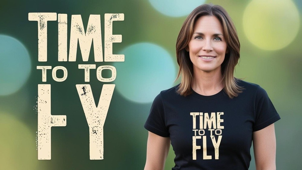 Time To Fly” Brands exclusive T-shirt. Comes in various sizes.. Unisex