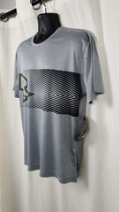 Raceface Trigger Tech Grey Short Sleeve Crew Neck T-shirt Size L CR056 AA 03