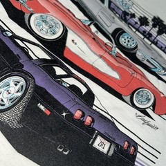 Vintage Fruit On The Loom 89 Corvette Single Stitch Made In USA T Shirt