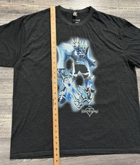 Disney Kingdom Hearts Game No Heart Shirt Mens 2XL Gray Square Enix Short Sleeve