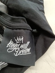 Kings Will Dream Men’s T-Shirt XS Black Cotton with Polyester, Elastane Basic