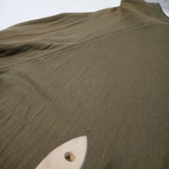 American Eagle Shirt Mens Y2K Henley Long Sleeve XL Brown Lined Grunge Preppy