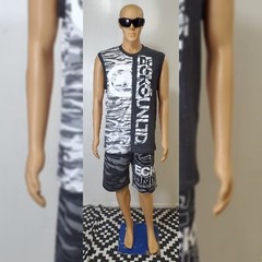 ECKO UNLTD TANK TOP MEN’S REGULAR FIT SLEEVELESS CREW NECK SIZE L BLACK MARLED