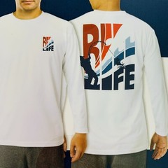 Reel Life Men’s Tee S Sun Defender Long Sleeve UV Tee Sunshirt Rash Guard White