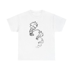 Infinite Peeing Calvin T-Shirt Fractal Math Art Humor Tee Gift 13 Colors!