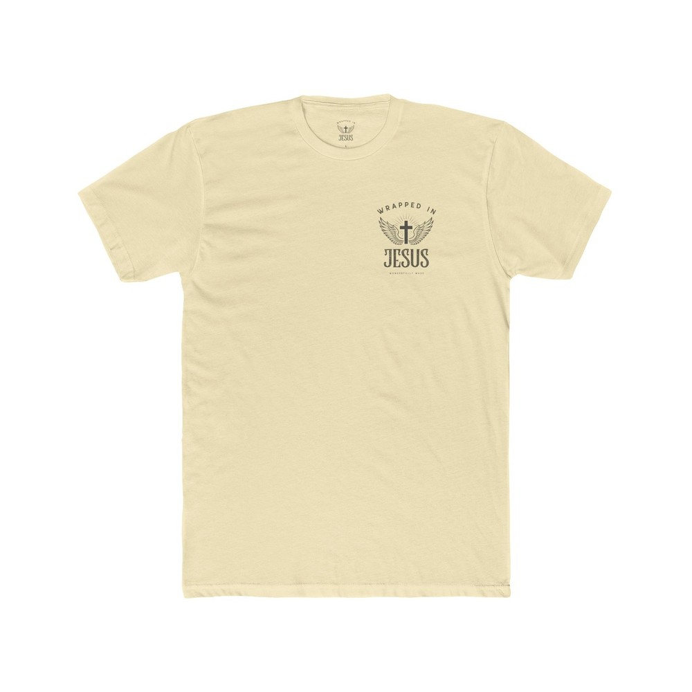 Wrapped in Jesus wings Tee Christian T-Shirt, Casual Wear.