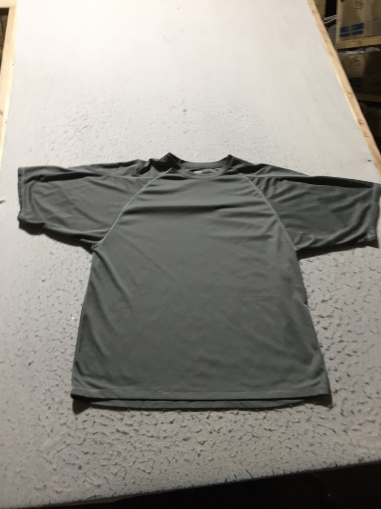 Champion Double Dry T Shirt Mens 3XL Gray Short Sleeve Crew Neck Stretch Soft