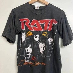 Ratt Dancing Undercover 90s Retro Style Black Heavy Cotton Reprint T-Shirt S-4XL