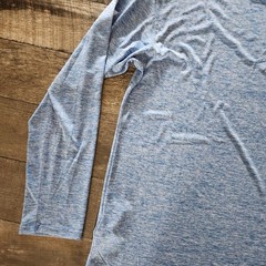 Costa Del Mar Technical Crew Shirt Mens XL Heather Blue Fishing UPF NWT
