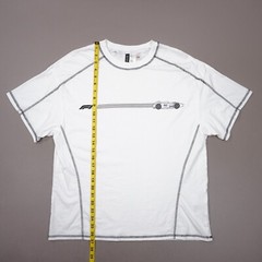 Formula 1 Flat Seam Retro H&M T Shirt Official F1 Mens Small White Cotton