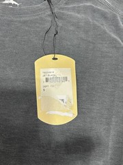 Tommy Bahama Shirt Mens Small Jet Black Crew Neck Short Sleeve