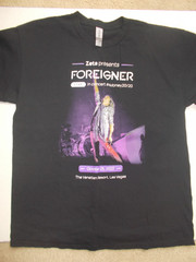 FOREIGNER LIVE IN CONCERT 2022 THE VENETIAN RESORT LAS VEGAS T-SHIRT (L) USED