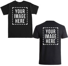 CUSTOMIZED SHIRTS IMAGE PHOTO DTG PRINTING DIRECT TO GARMENT CUSTOM MENS T SHIRT