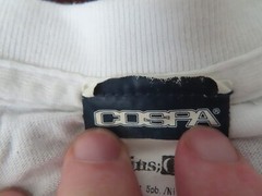 vintage COSPA STEINS GATE Collage Tshirt White Size: M