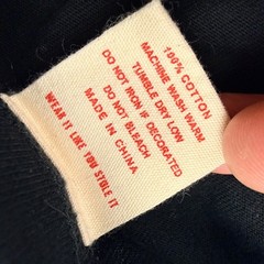 Non Stock Knitting Wear Mens XXL Black Cotton T Shirt USA Made Casual Comfort