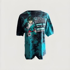 My Hero Academia Izuku Midoriya Multicolor Tye Dye Men’s T Shirt Size XL