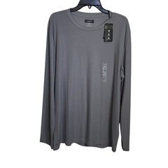 Alfani Alfatech Long Sleeve Crewneck T-Shirt, Skyrocket XL $45