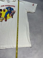 Vintage Captain America Marvel Comic Promo T Shirt Mens L Graphitti 1999 RARE