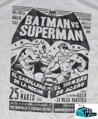 BATMAN vs SUPERMAN Light Blue T-Shirt – Men’s XL – Legion of Collectors – 3/16