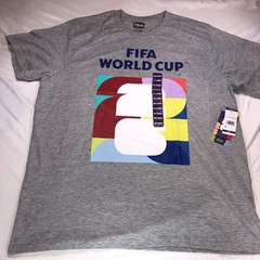 FIFA World Cup 2026 Host Cities T-Shirt Mens XXL Gray Canada Mexico USA NWT