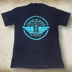 Vintage Dockers Levi’s Men’s Single Stitch Graphic T-Shirt Size S/M 90’s Black