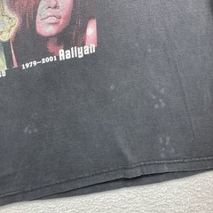 Vintage Tupac Biggie Smalls Aaliyah Lisa Lopez Rap Tee T Shirt Men XXL Black