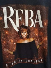 Reba McEntire 2022 Tour Shirt Large Live In Concert Country Music Black BG18