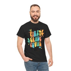 Back to School Groovy 1st Grade Crew Squad Gift Women Tee