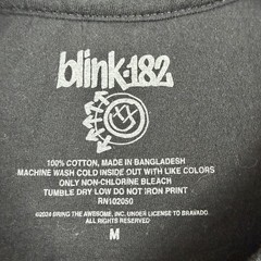 Blink-182 Work Sucks I Know Shirt Mens Medium Black Band Graphic Punk Rock Tee